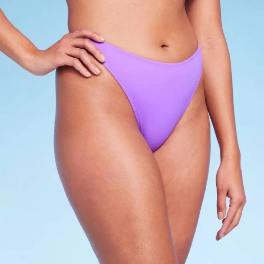 B4B9 Women's High Leg Extra Cheeky Bikini Bottom - Shade & Shore